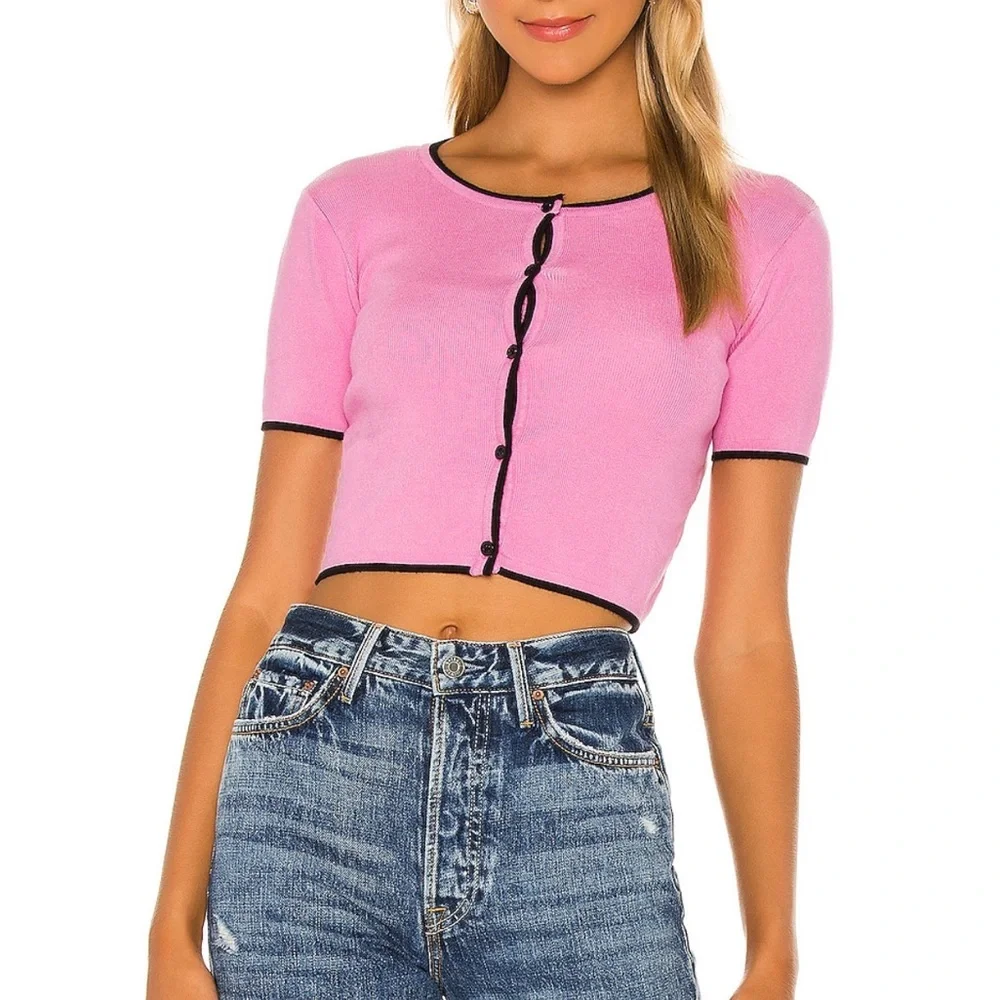 MAJORELLE Any cardigan set in pink - Picture 5 of 5